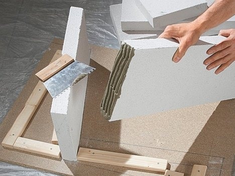 Изготовление садовой мебели из бетонных блоков